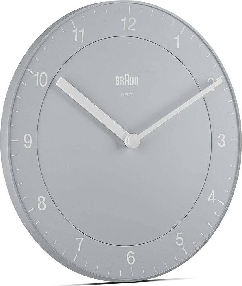 Braun Zegar ścienny Braun BC06G szary 20 cm .
