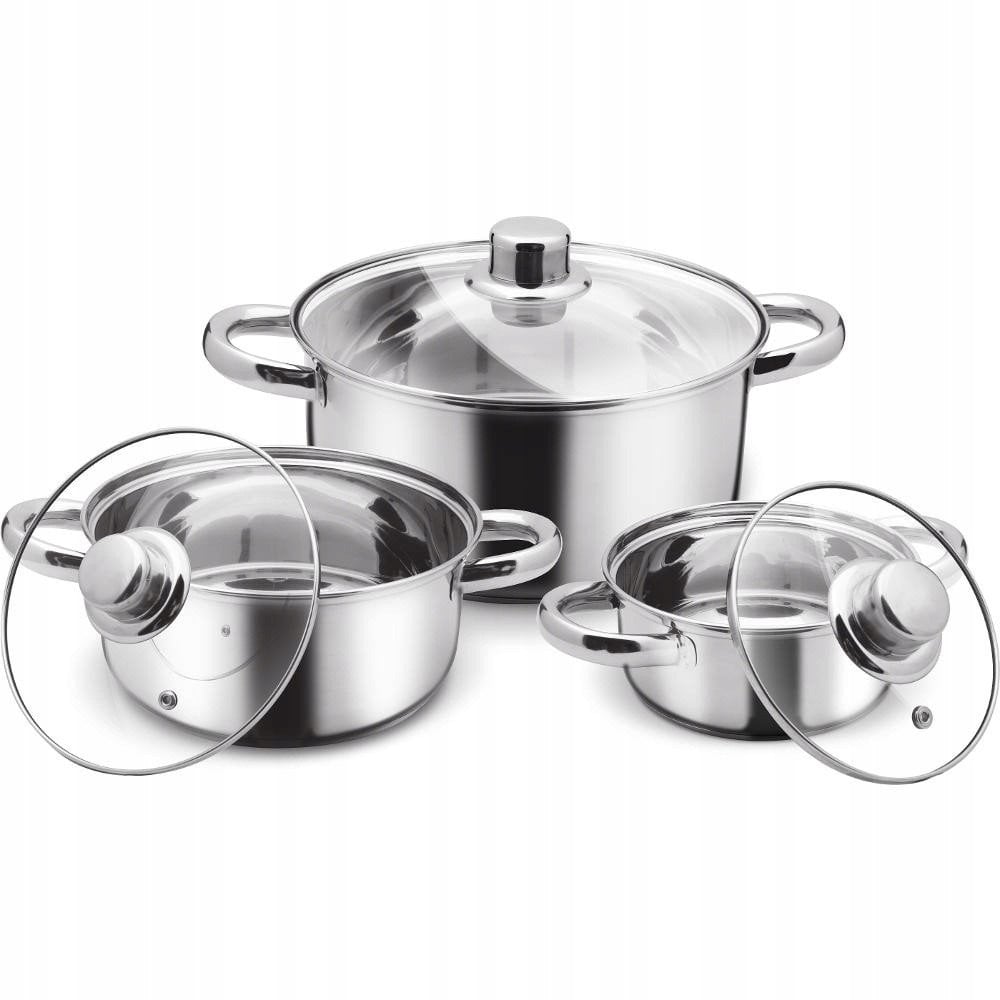 LP1000 Zestaw Garnkw z pokryw 6szt. MARCHE