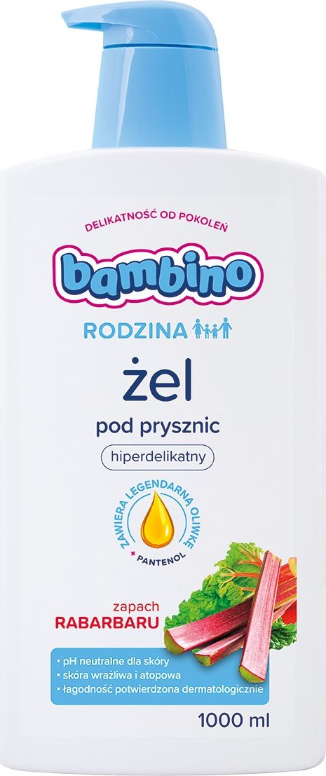 Bambino Rodzina żel hiperdelikatny zapach rabarbaru