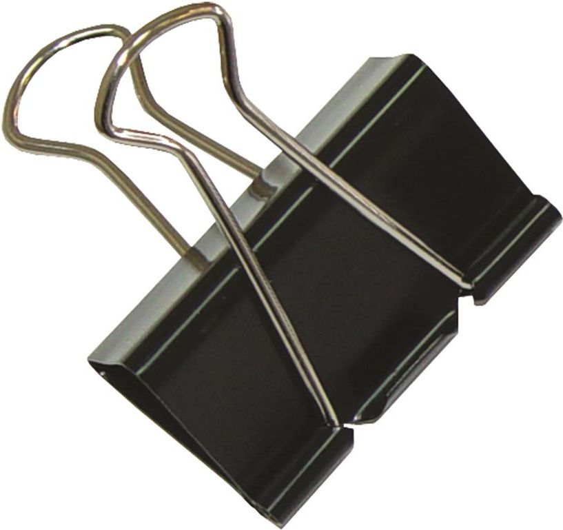Office Products Klipy do dokumentów, 25mm, 12szt., czarne (5901503652718)