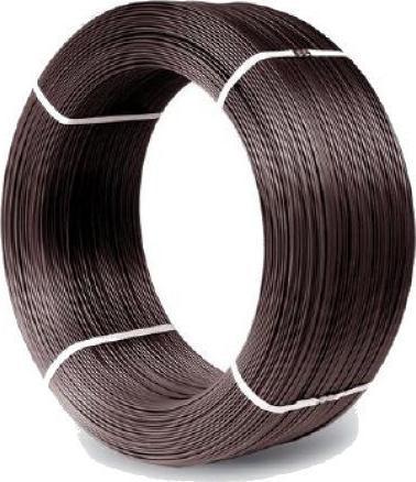 Metalurgia Drut Ocynkowany Pokryty PCV 2.5x3.6mm Brązowy [jm.KG] - DRU 3.6 PW B