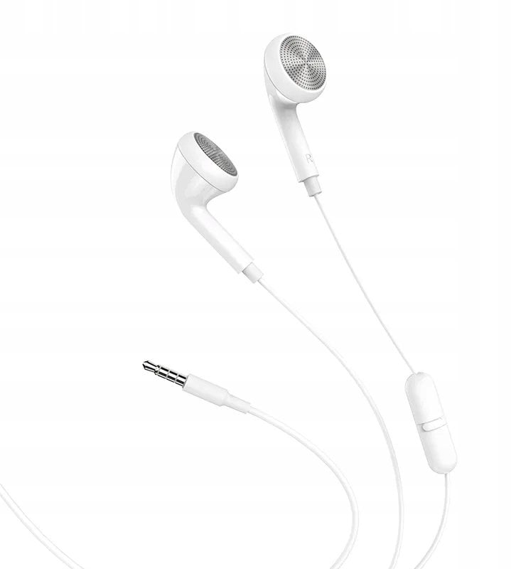 Słuchawki przewodowe douszne Jack 3,5 mm Hoco M73 białe