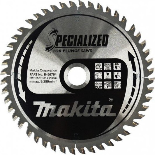 Makita Makita saw blade SPECIALIZED 165x20 48Z