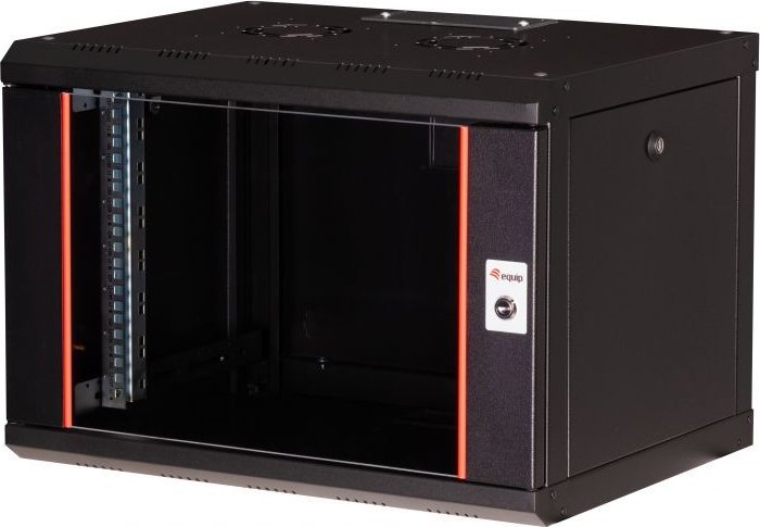 Szafa Equip Equip Serverschrank 19" 07U 600x450mm Glastür schwarz