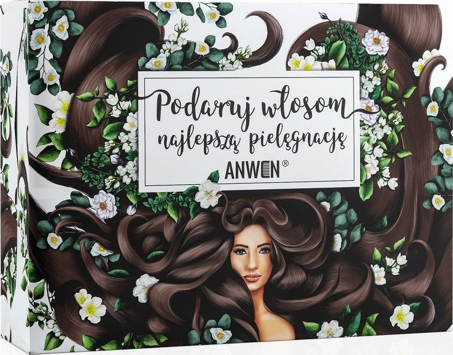 Anwen Anwen Podaruj Włosom Najlepszą Pielęgnację Hair Me More szampon zwiększający objętość 200ml + Nothing Sill naturalna maska wygładzająca bez sili