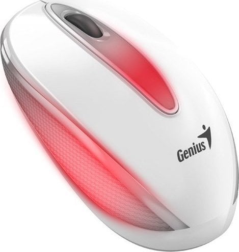 Mysz Genius Genius Mysz DX-Mini, 1000DPI, optyczna, 3kl., przewodowa USB, biała, klasyczna, podświetlenie RGB
