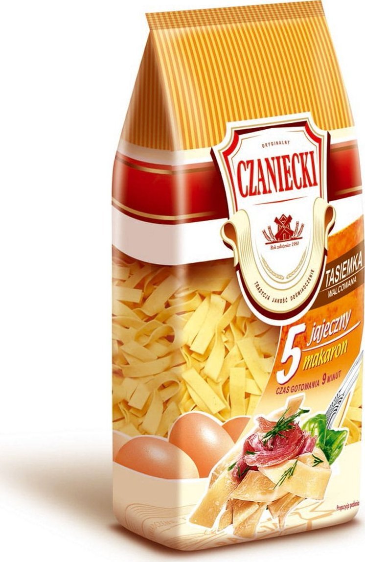 Czaniecki Makaron Czaniecki 5-jajeczny Tasiemka Walcow 250g