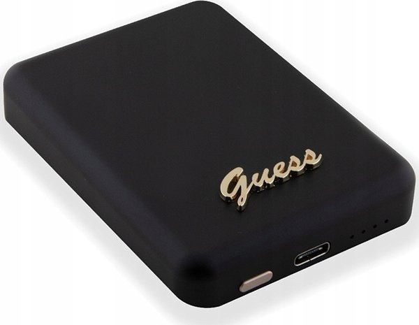 Powerbank Guess Metal Script Logo 5000mAh Czarny