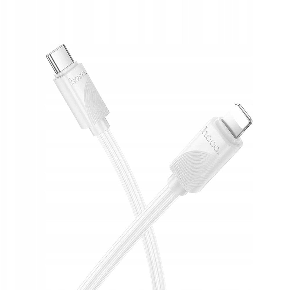 Kabel USB C do Lightning Hoco PD 27W X114 1 m biały