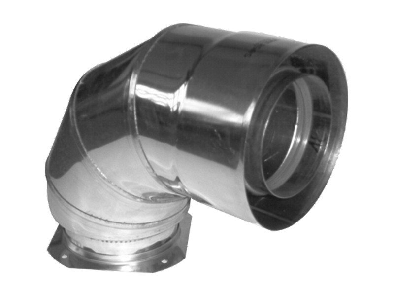 Immergas Kolano koncentryczne DN80/125 87° powietrzno-spalinowe z kołnierzem montażowym - K.021247