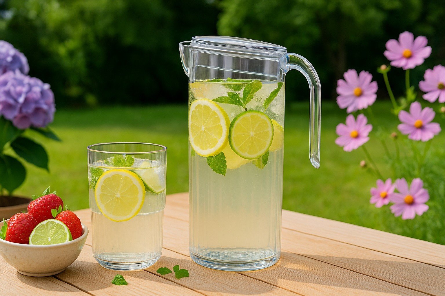 Dzbanek nietłukący 1,8 L z pokrywką