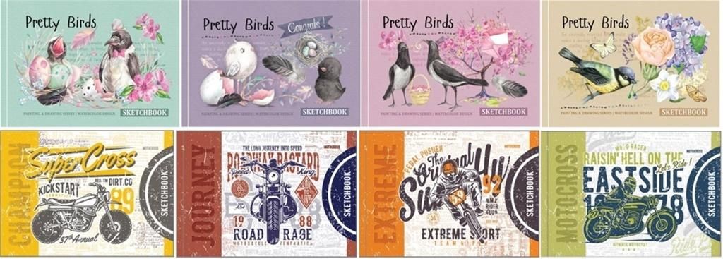 Fresh Szkicownik 12.4x19.7cm 36k biały