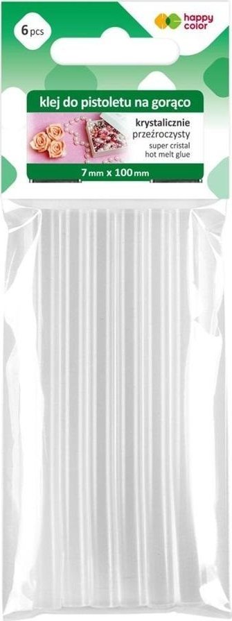 Klej do pistoletu na gorąco 6szt HAPPY COLOR