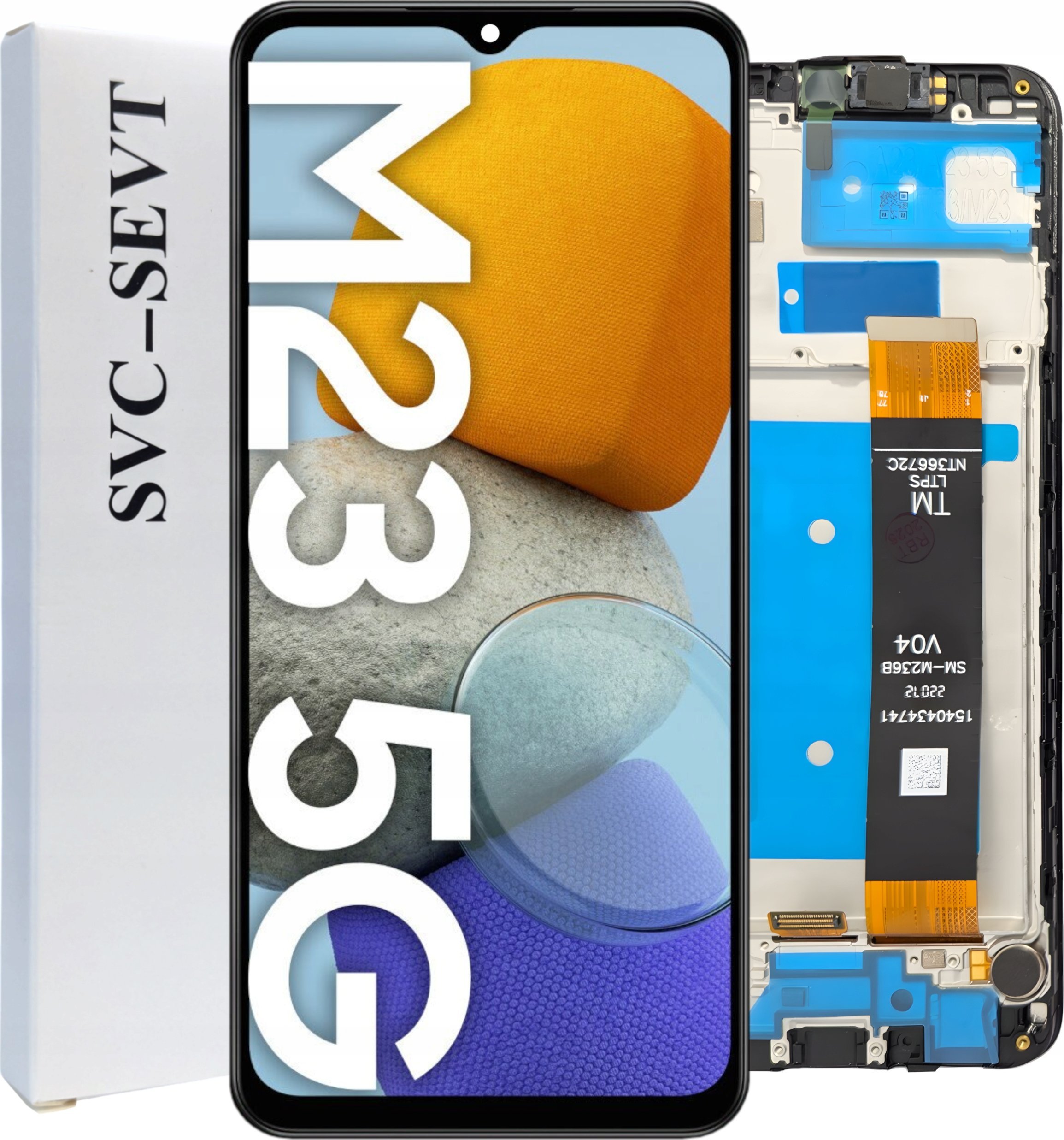 ORYGINAŁ WYŚWIETLACZ EKRAN LCD DO SAMSUNG GALAXY M23 5G W RAMCE (SM-M236B, SM-M236B/DS, SM-M236L)