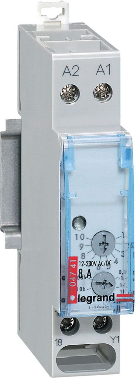 Legrand Przekaźnik czasowy 1P 8A 0.1sek-100h 12-230V AC/DC (004741)