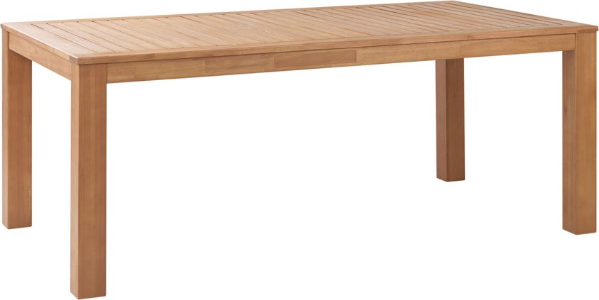 Shumee Stół ogrodowy eukaliptus jasne drewno MONSANO