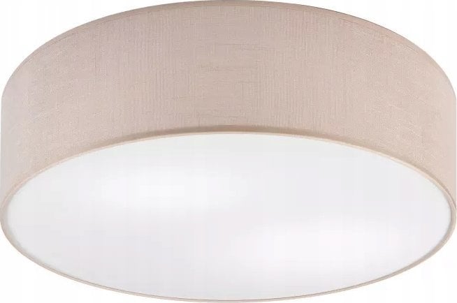 Lampa sufitowa Lamkur Lamkur Vivian 48505 plafon lampa sufitowa boho koło 2x60W E27 beżowy/biały