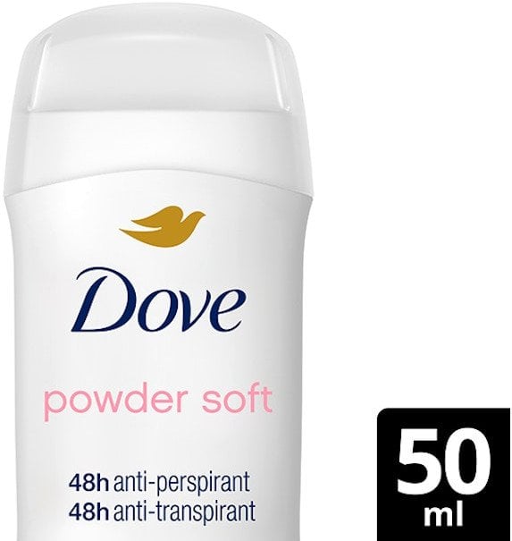 DOVE Powder Soft Antyperspirant w sztyfcie dla kobiet 50 ml