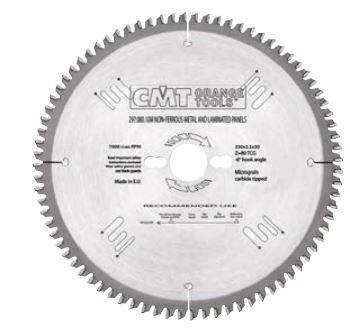 CMT Piła tarczowa do materiałów nieżelaznych oraz płyt laminowanych 160 x 20mm 56z (296.160.56H)