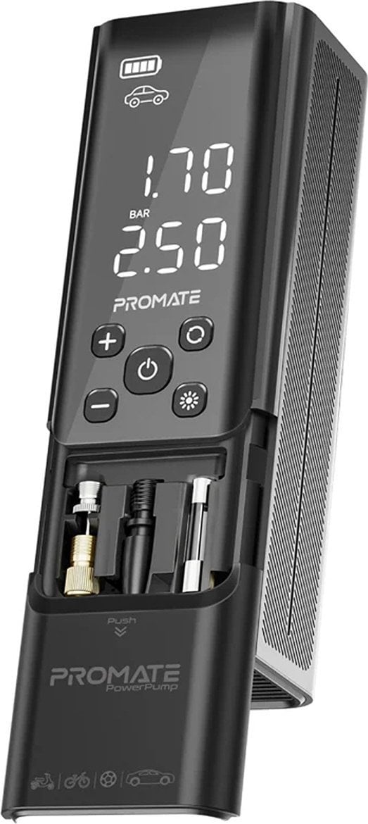 Promate PowerPump Portable Electric Air Compressor 7500mAh / 150PSI