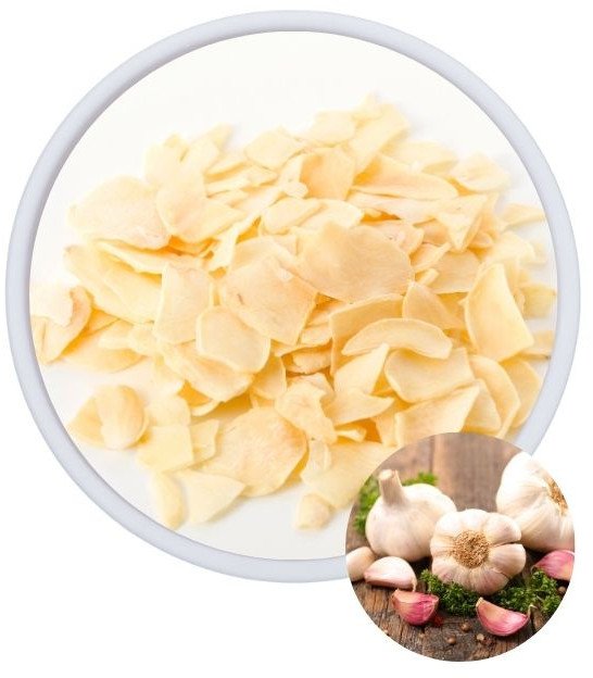 Czosnek suszony płatkach plasterki przyprawa bez konserwantów do marynat jednoskładnikowa 200g