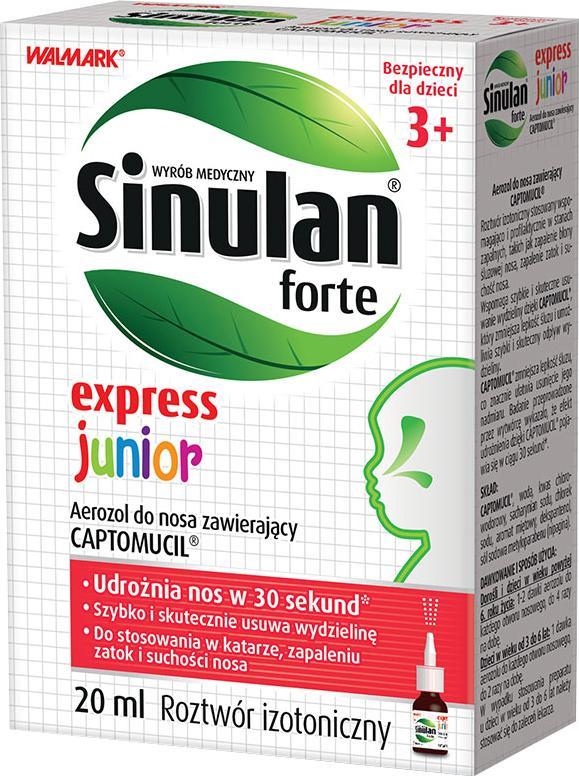 Stada Sinulan forte aerozol do nosa Junior 3+ 20 ml