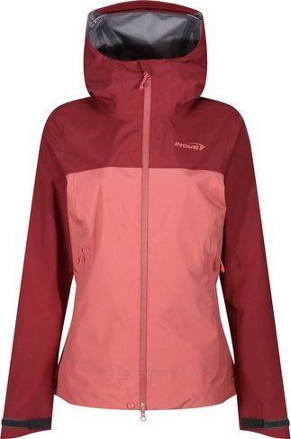Kurtka przeciwdeszczowa damska Inov-8 Venturelite Jacket FZ - burgundy-dusty rose 36