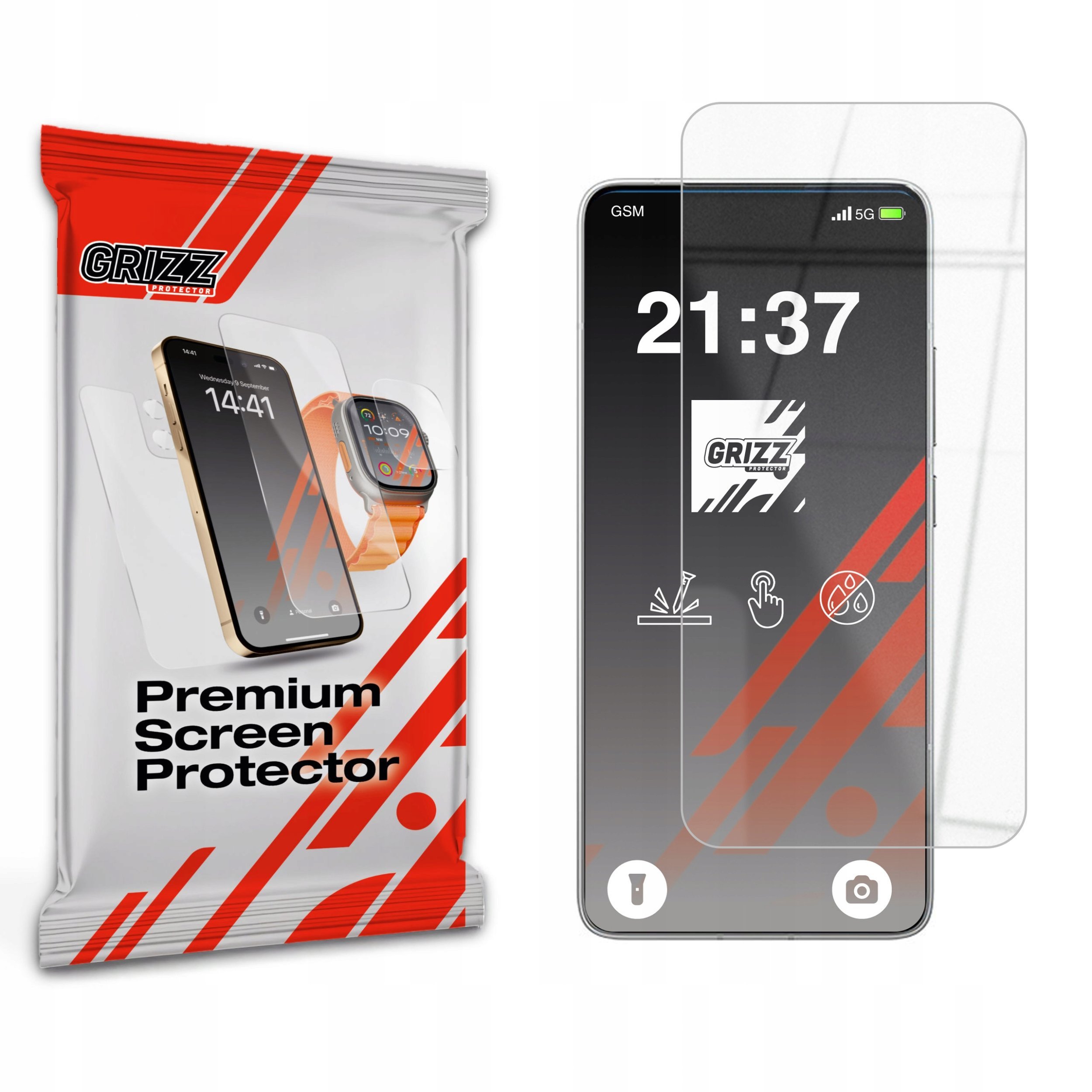 Szkło hybrydowe GrizzGlass HybridGlass do Xiaomi Poco F7 Pro