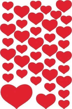 Naklejka Decor serca