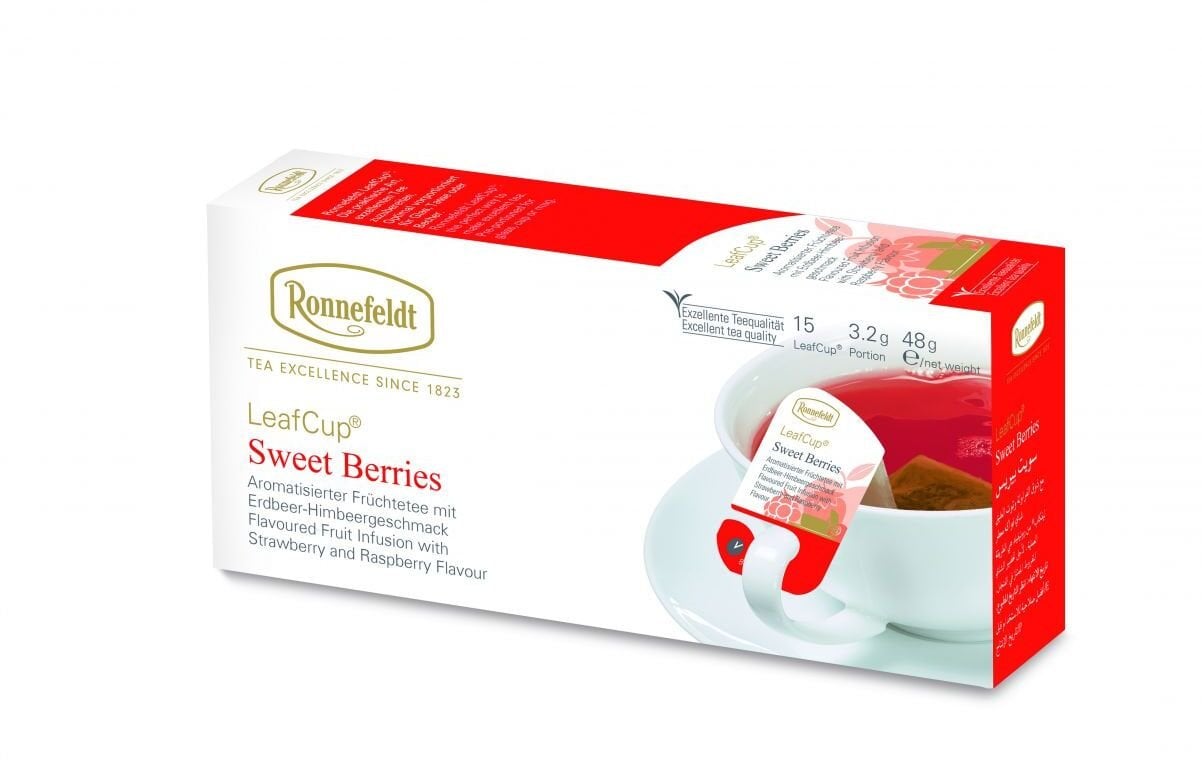Ronnefeldt Owocowa herbata Leaf Cup Sweet Berries 15 saszetek