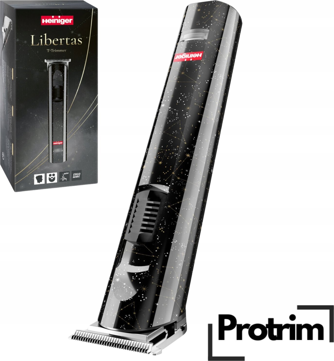 Maszynka do włosów Heiniger HEINIGER 710-220 Libertas Hair trimmer T-blade, EU with NiMH