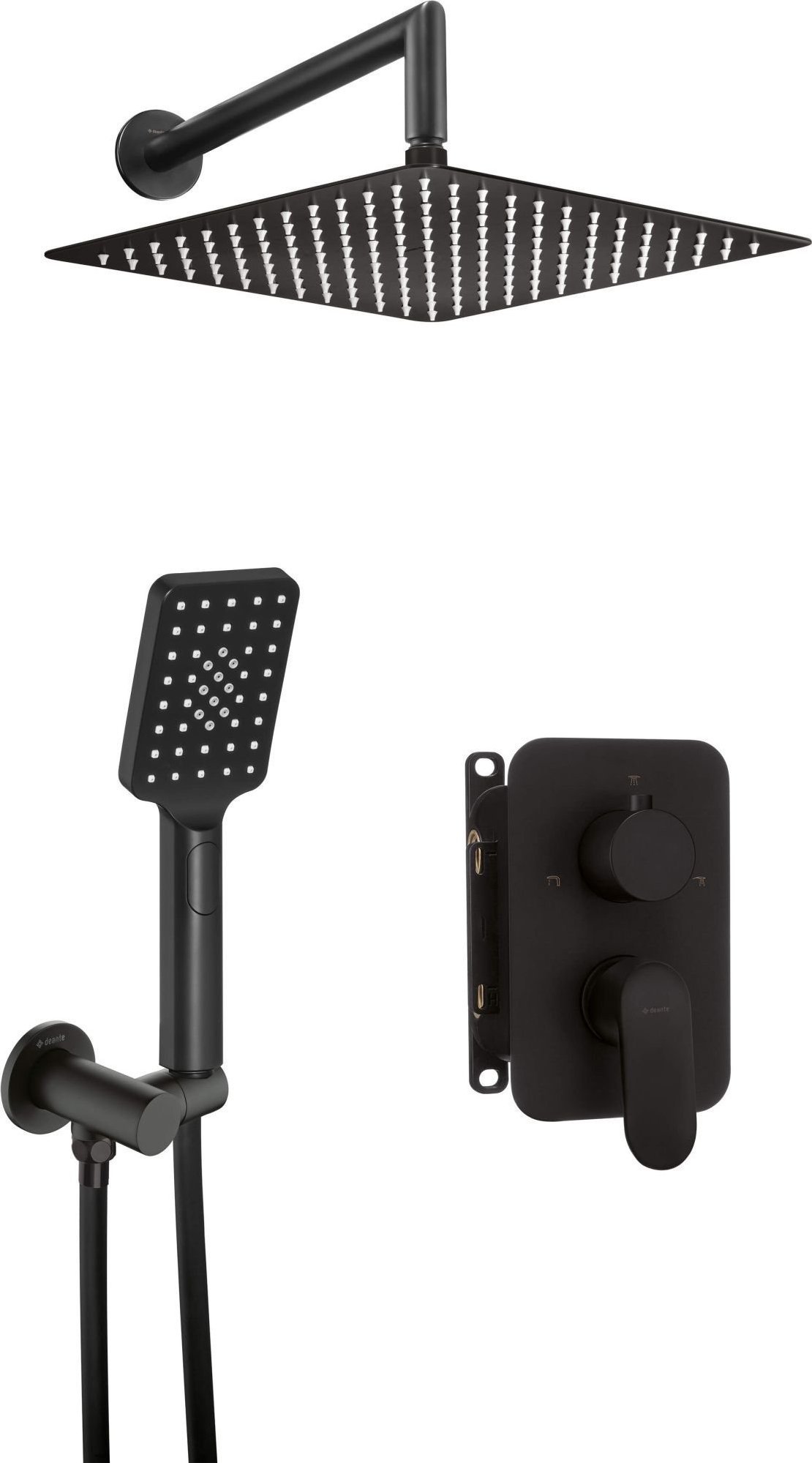 Zestaw prysznicowy Deante Zestaw prysznicowy podtynkowy z BOXem mieszaczowym