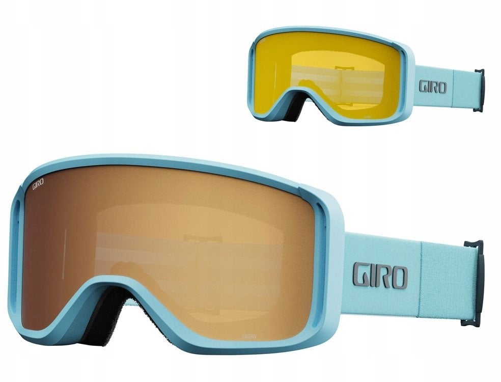 Gogle zimowe GIRO SAGEN LIGHT MINERAL THIRDS (szyba AMBER GOLD 19-42% S2 + szyba YELLOW 00% S2) (NEW 2024/2025)