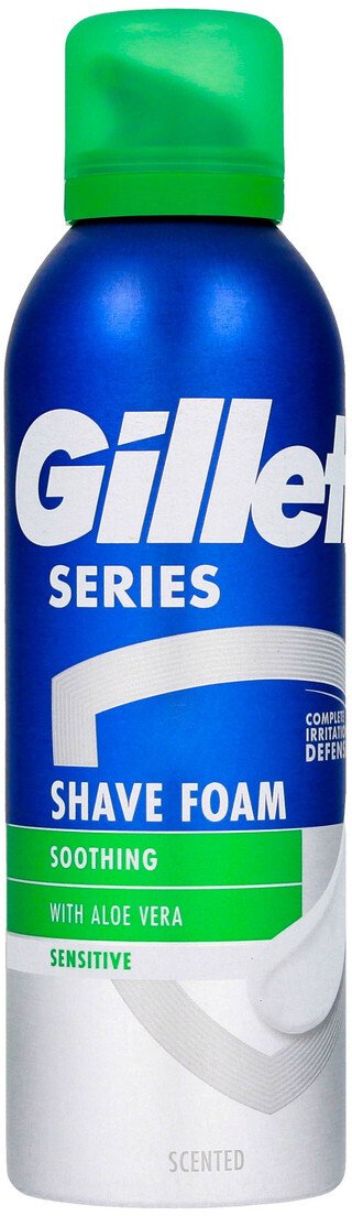 Gillette Series Łagodząca Pianka do Golenia z Aloesem 200ml