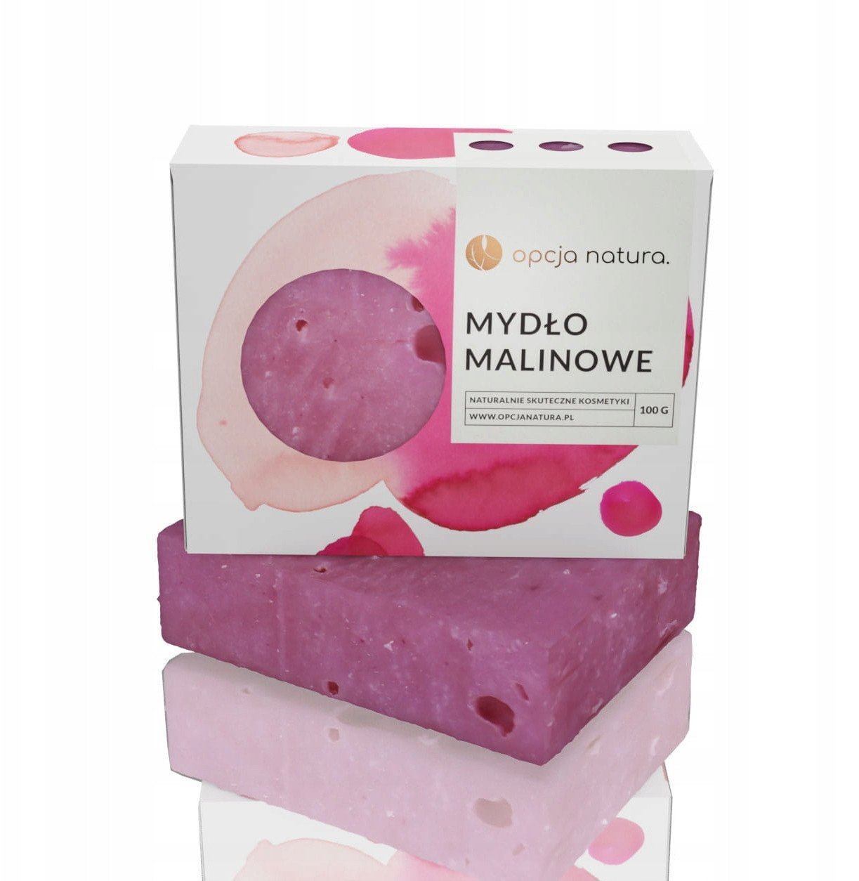 OPCJA NATURA_Mydło Malina smak i zapach lata 100g