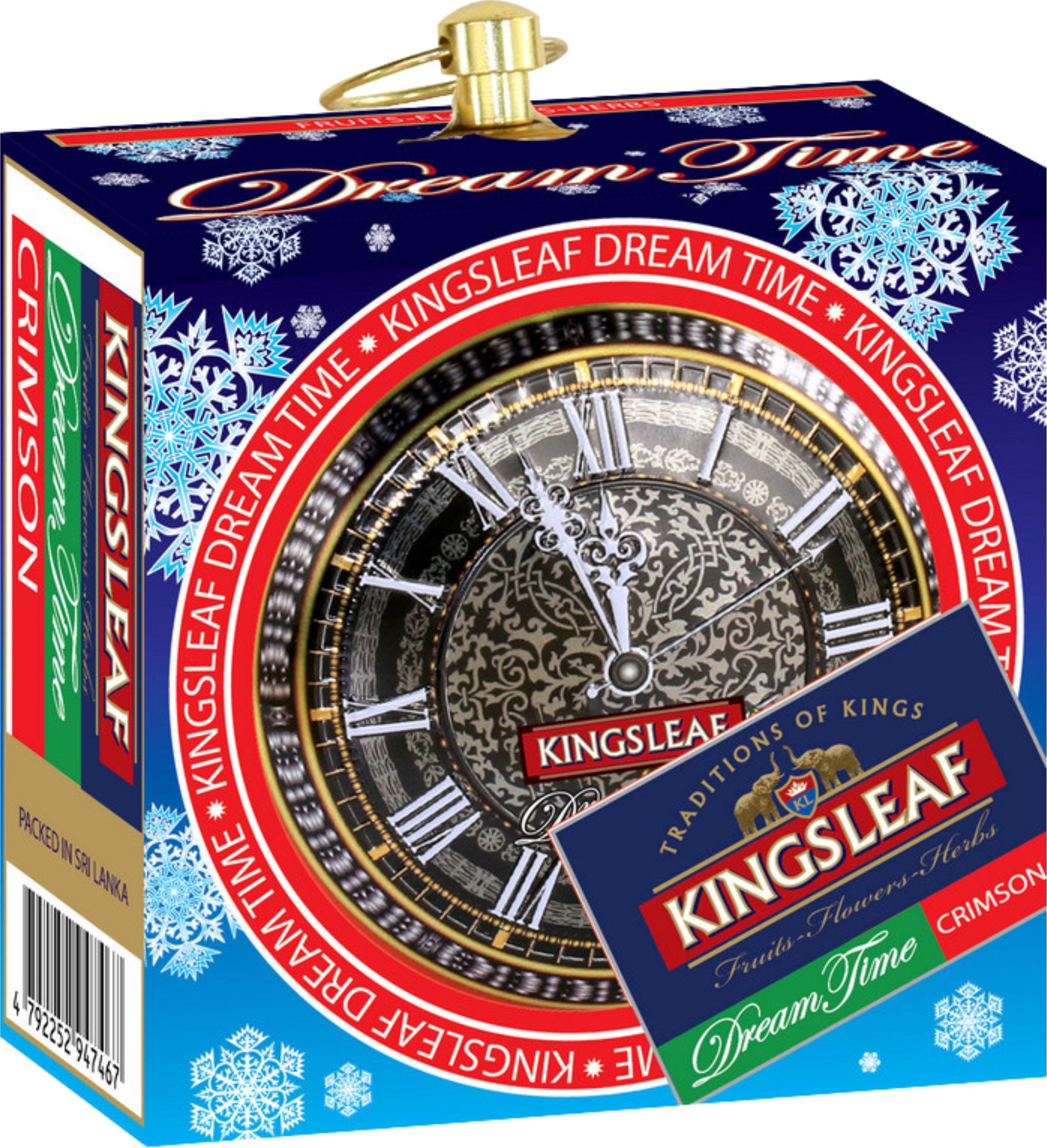 Kingsleaf Kingsleaf DREAM TIME CRIMSON herbata owocowa TRUSKAWKA MALINA liściasta - puszka 30 g