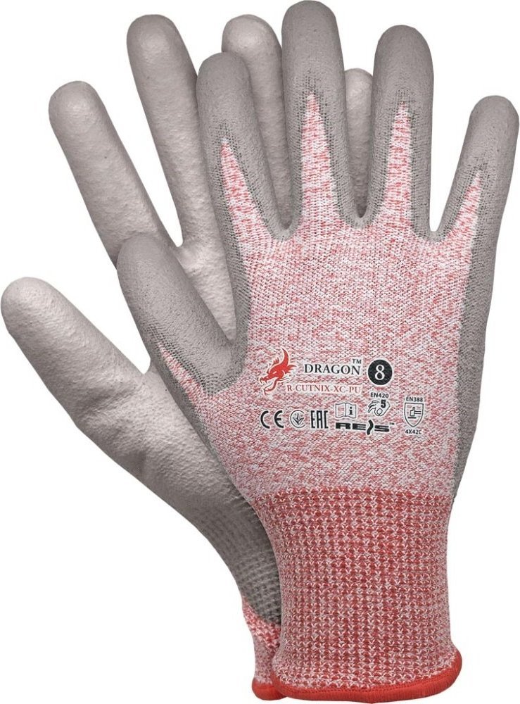 R.E.I.S. R-CUTNIX-XC-PU - Rękawice ochronne powlekane poliuretanem, odporne na przecięcie (C) i ścieranie 8