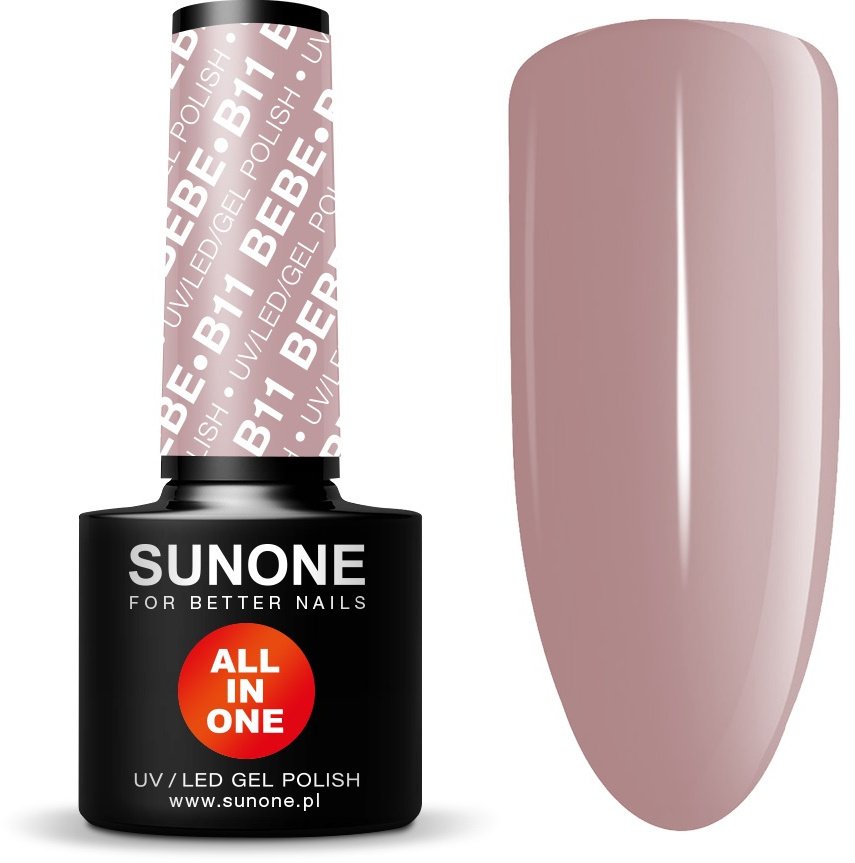 Sunone All In One lakier hybrydowy 3w1 B11 Bebe 5ml