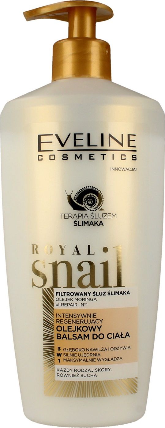 Eveline Royal Snail intensywnie regenerujący olejkowy balsam do ciała 350ml