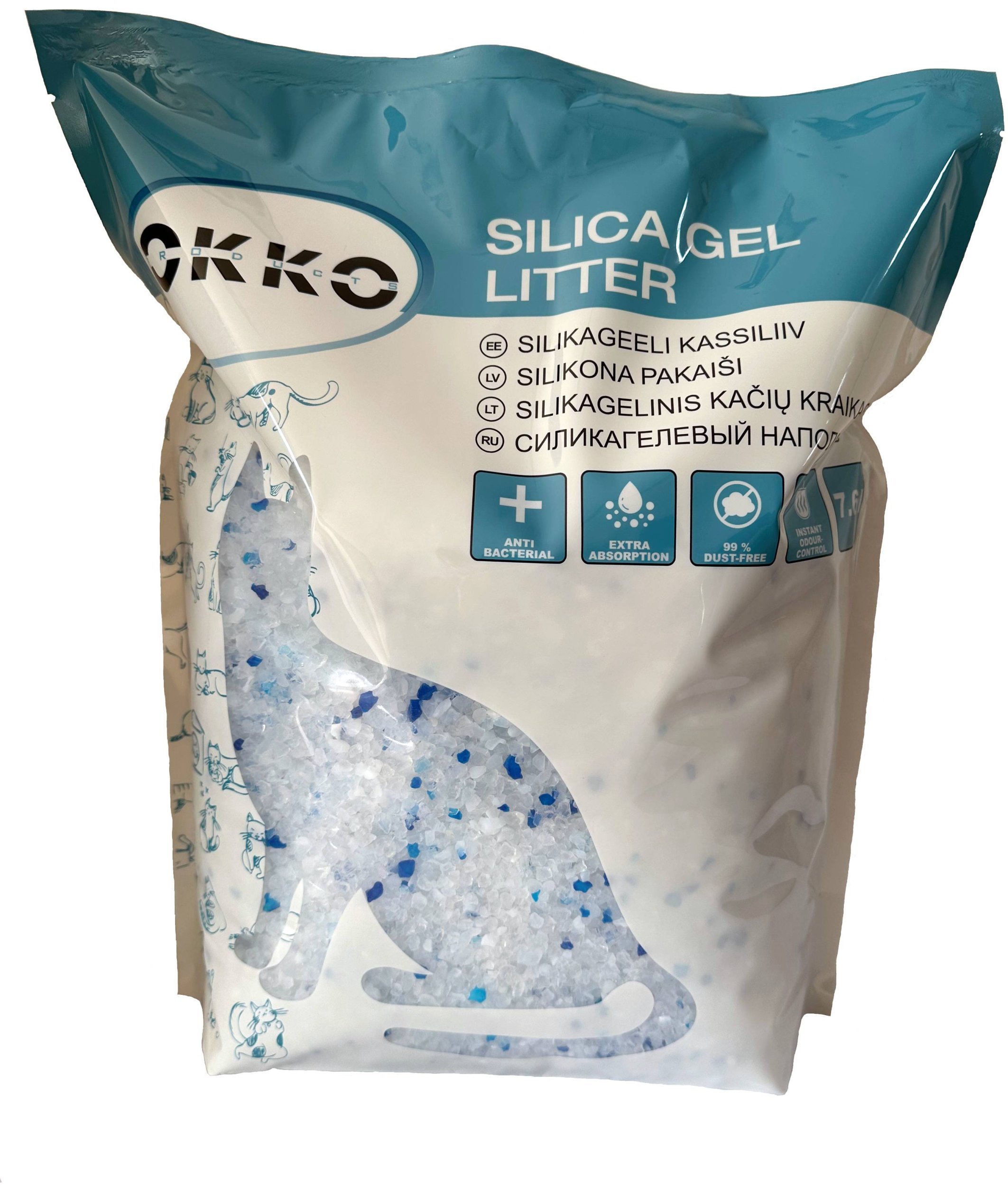SILICA GEL CATLITTER 7.6L DA573