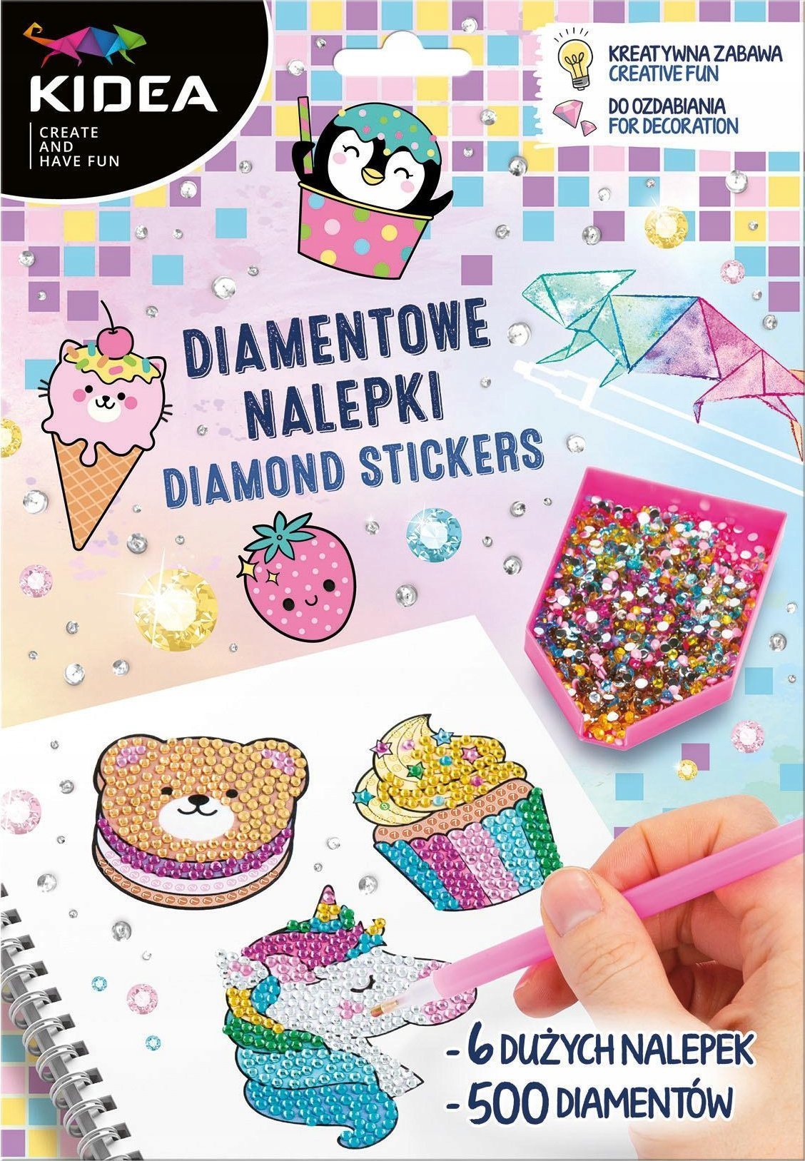 MOZAIKA DIAMENT SPRZYL NAKLEJ MAGIC KIDEA DERF P