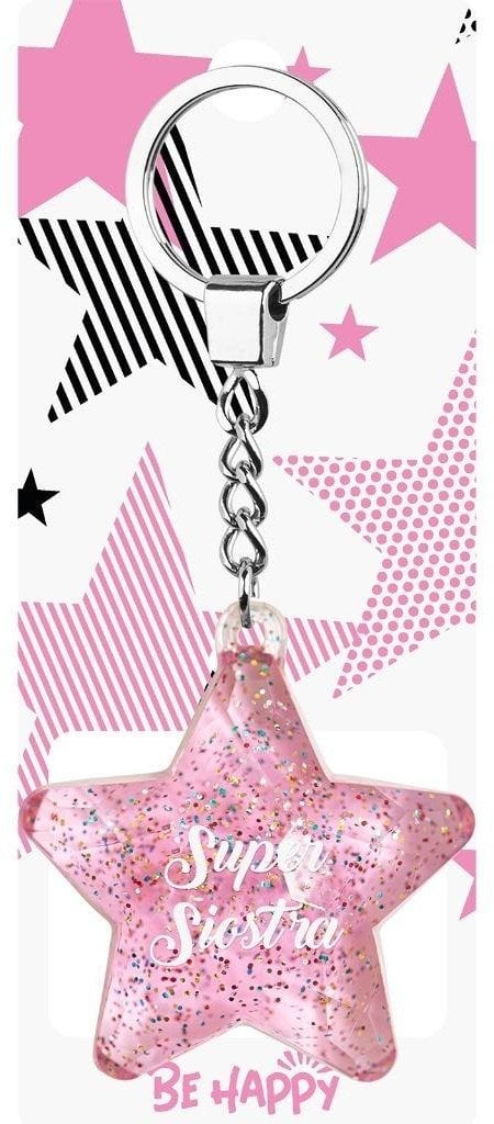 Be Happy Brelok Gwiazdka Super Siostra