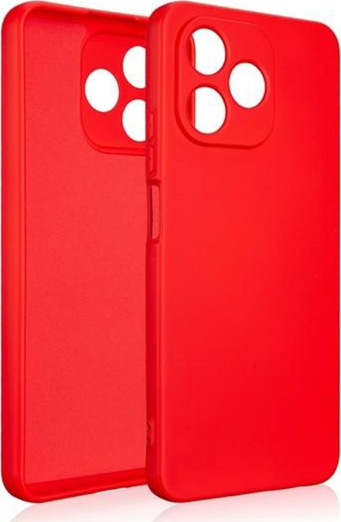 Beline Beline Etui Silicone Realme C51 4G czerwony/red