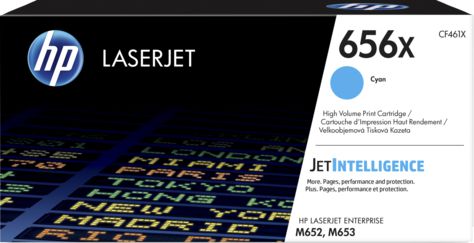 Toner HP 656X Cyan Oryginał (CF461X)