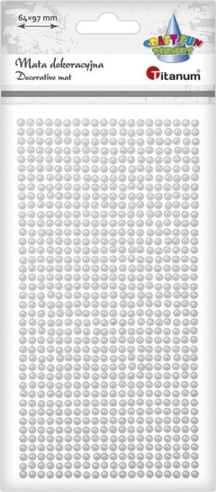 LEGO Mata dekoracyjna Perełki białe 800szt