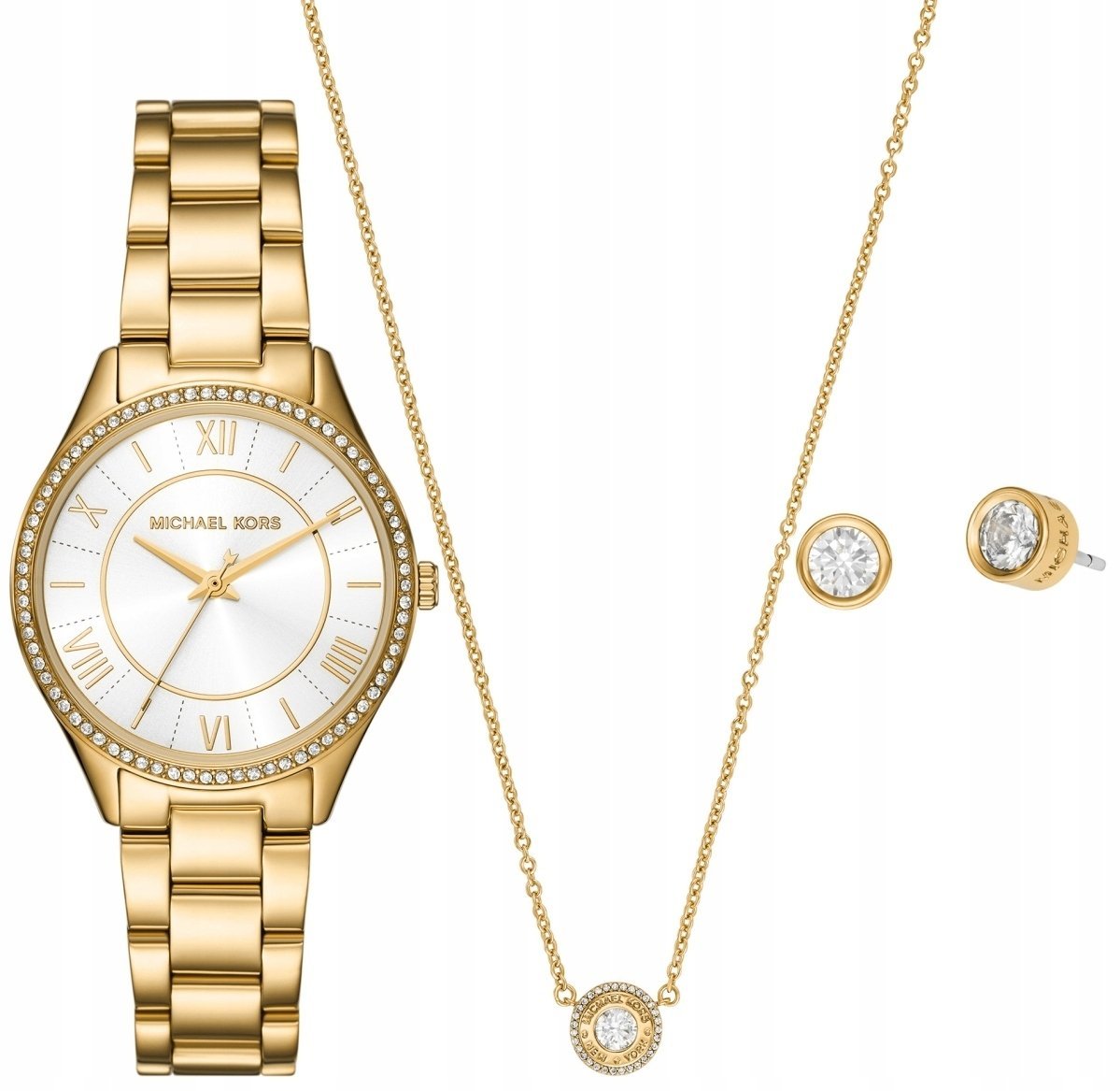 Zegarek Michael Kors Zegarek Damski Lauryn + biżuteria MK4849SET + BOX