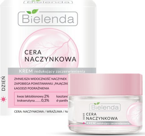 Bielenda Krem do twarzy Cerą Naczynkowa redukujący zaczerwienienia 50ml