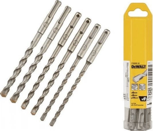 Wiertło Dewalt SDS+ 10 6 8mm zestaw (DT60302-QZ)