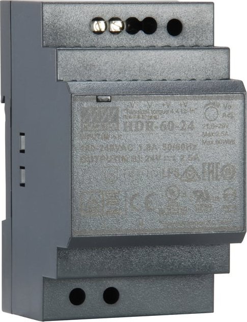 LevelOne LevelOne POW-2421 moduł zasilaczy 60 W Czarny