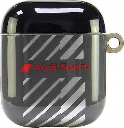Audi Audi IML Sport AirPods 1/2 cover czarny/ black AUS-IMLAP-RSQ/D1-BK